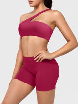 DICORYA — Brassière de sport asymétrique une épaule