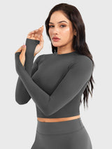 DICORYA — Haut sans couture manches longues