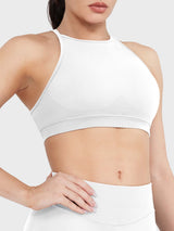 DICORYA — Brassière de sport col montant dos nu
