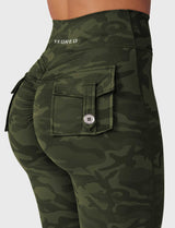 DICORYA — Legging camouflage ajusté