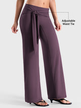 DICORYA — Legging droit à taille nouée