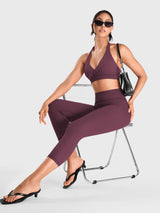 DICORYA — Legging corsaire taille haute