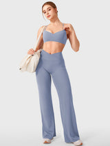 DICORYA — Legging droit à ceinture en V