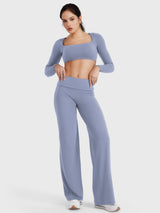 DICORYA — Legging droit à taille repliable
