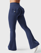 DICORYA — Legging évasé avec poches