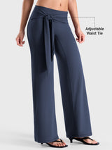 DICORYA — Legging droit à taille nouée