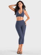 DICORYA — Legging corsaire taille haute