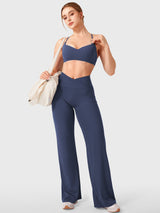 DICORYA — Legging droit à ceinture en V