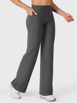 DICORYA — Legging droit long avec poches