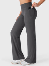 DICORYA — Legging droit long avec poches