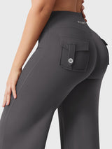 DICORYA — Legging droit gainant avec poches