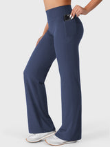 DICORYA — Legging droit long avec poches