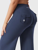 DICORYA — Legging droit gainant avec poches