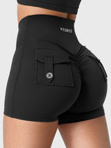 DICORYA — Short court à ceinture en V