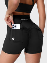 DICORYA — Short court à ceinture en V