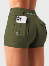 DICORYA — Short cargo taille basse