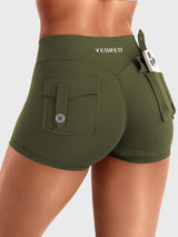 DICORYA — Short cargo taille basse