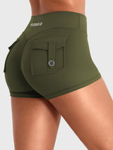 DICORYA — Short cargo taille basse
