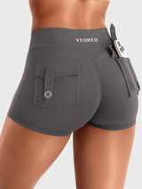 DICORYA — Short cargo taille basse