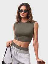 DICORYA — Crop top sans manches