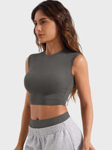 DICORYA — Crop top sans manches